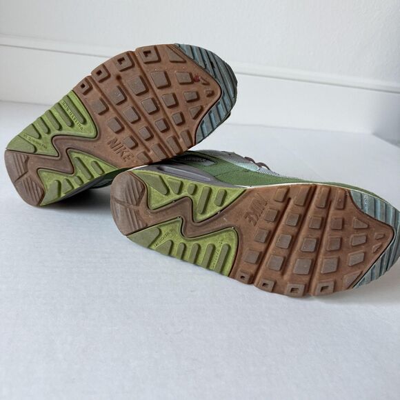 Nike Air Max 90 SE Sun Club Shoes Size 7Y Athletic DQ4016-400 Textile Sneakers - Picture 6 of 8